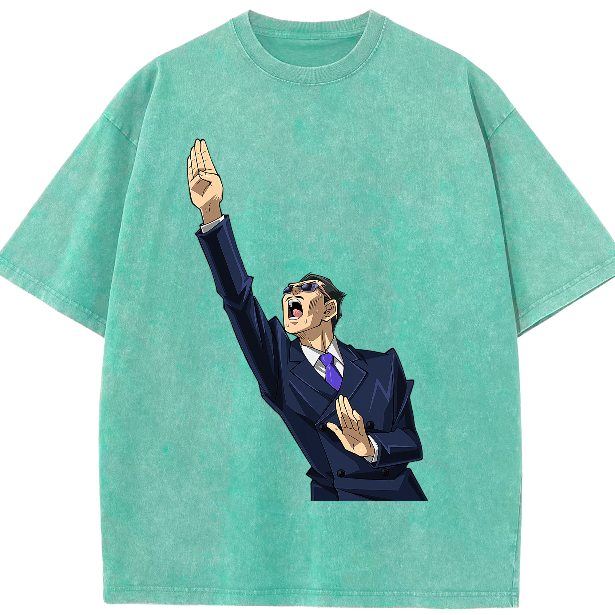 （画像用） 遊☆戯☆王 Yu-Gi-Oh! 綿100% ヴィンテージ風 半袖Tシャツ（フロントプリント）
